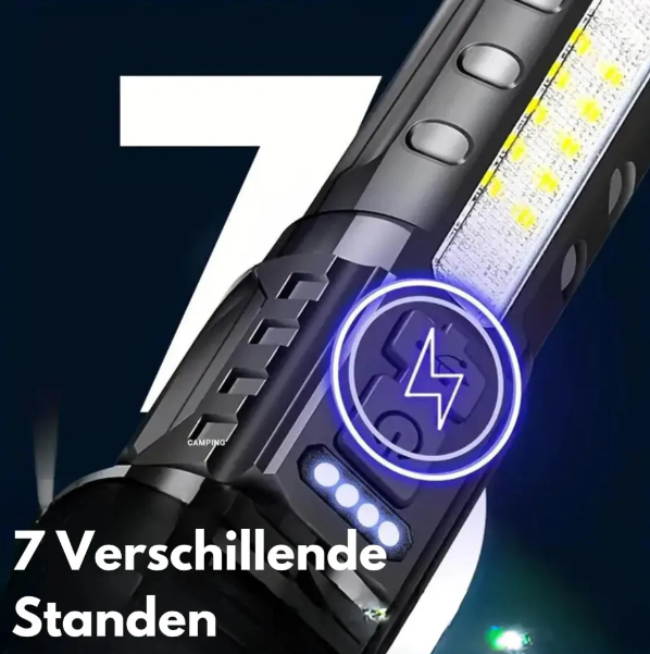 Skanto | Hochleistungs-Militärtaschenlampe mit 5000 Lumen