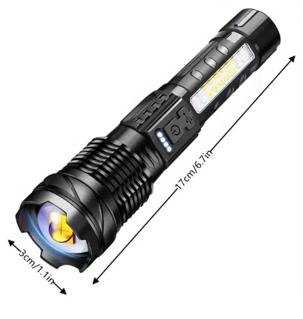Skanto | Hochleistungs-Militärtaschenlampe mit 5000 Lumen