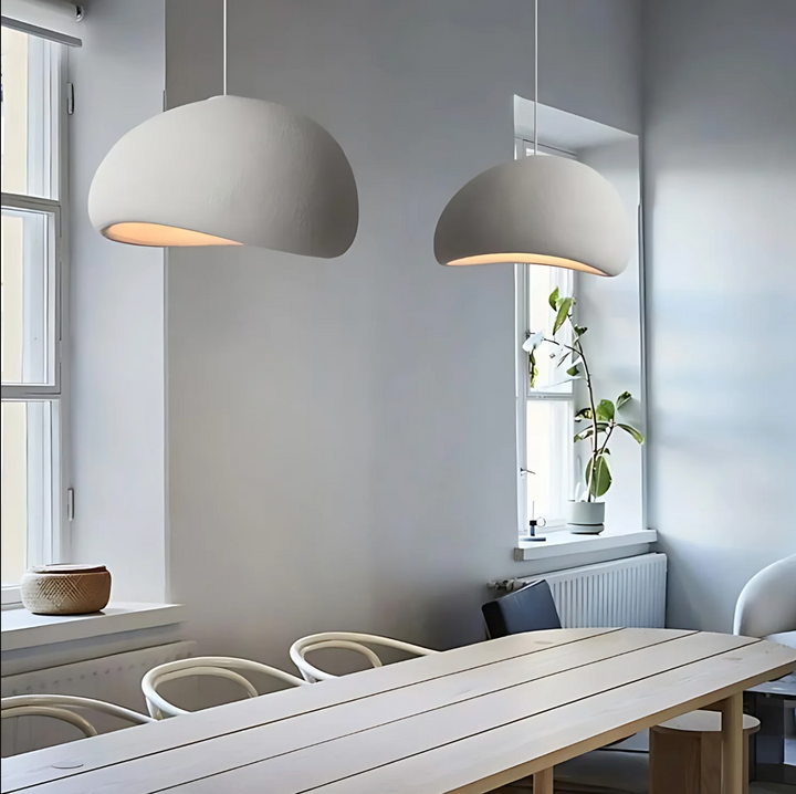 Skanto | LED-Pendelleuchte – Nordisches Wabi-Sabi-Design – Einstellbare Beleuchtung für Wohnkultur & moderne Interieurs