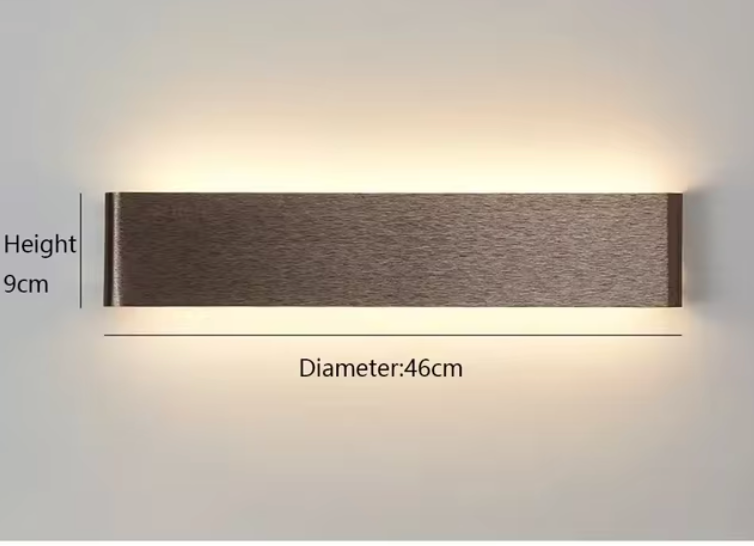 Skanto | Moderne LED-Wandleuchte – Elegantes Design aus Aluminium & Glas