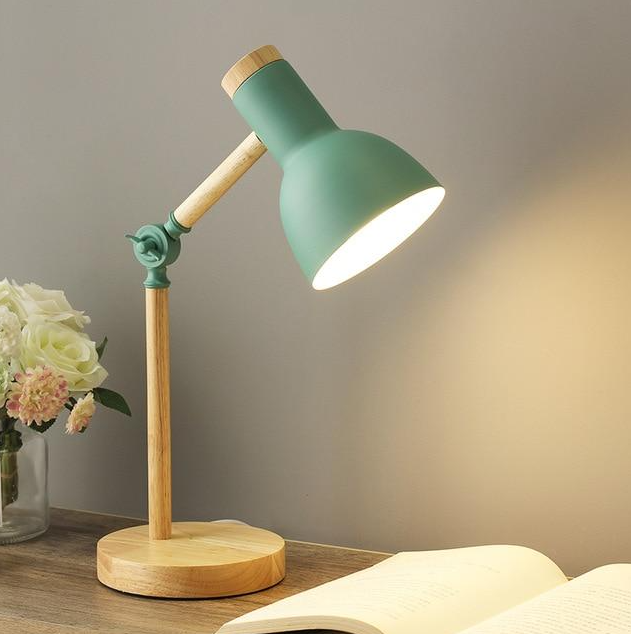 Skanto | Skandinavische Holz-Tischlampe