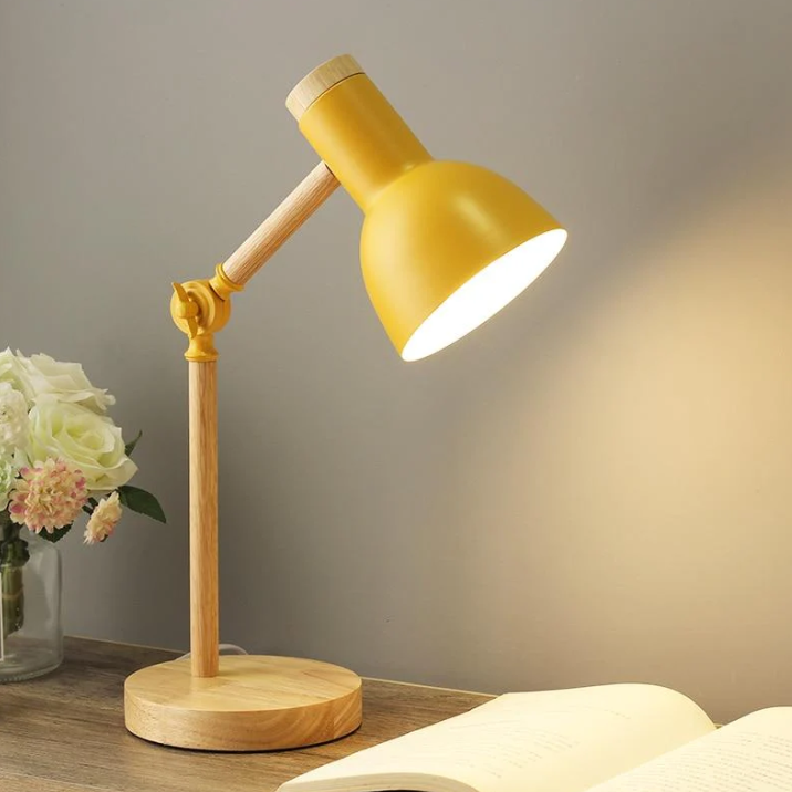 Skanto | Skandinavische Holz-Tischlampe