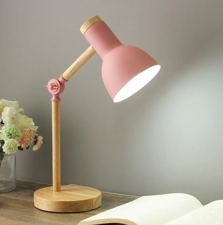 Skanto | Skandinavische Holz-Tischlampe