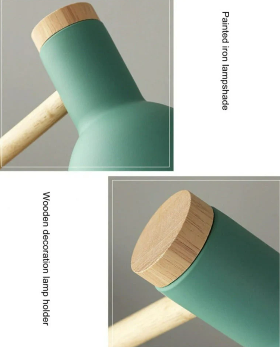 Skanto | Skandinavische Holz-Tischlampe