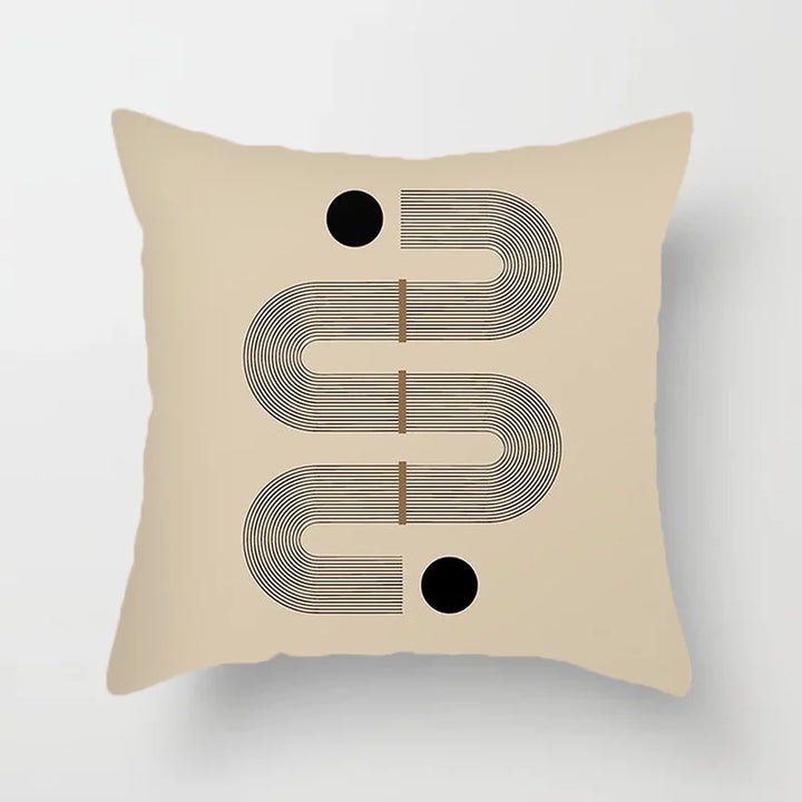 Moderne Kunst Abstraktes Muster Dekorative Kissenbezüge Kreative Linie Sofa Stuhl Kissenbezug Home Office Dekor | Skanto