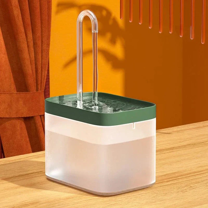 Ultra-leiser Haustier-Wasserbrunnen mit intelligenter Filterung – 1,5 l Edelstahl