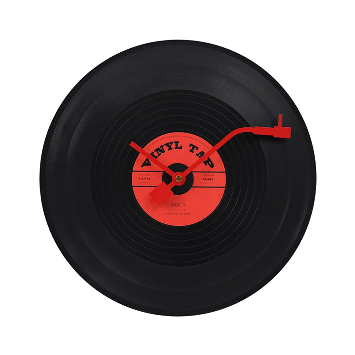 Skanto | Musikalische Vinyl-Poster Wanduhr