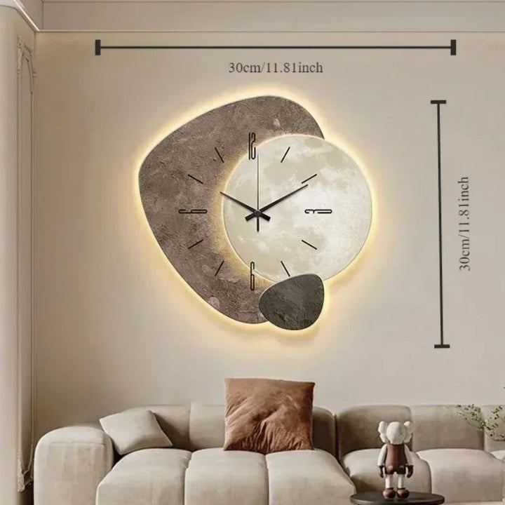 CreamWind Uhr – Stilvolle moderne LED-Wanduhr