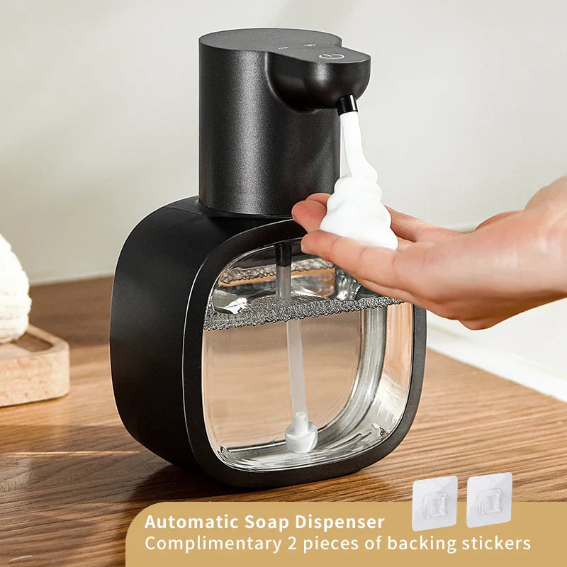 Skanto | Foamello Automatischer Seifenspender | Wandmontage | 500 ml | Wiederaufladbar & Berührungslos | Sensoraktivierte Schaumfunktion