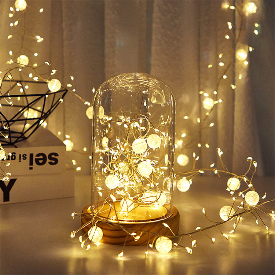 Skanto | Skanto Feuerwerk Fairy Twinkle Cluster Lichterkette