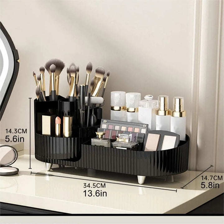 Skanto | Eleganza – Luxuriöser Beauty-Organizer mit schlankem, drehbarem Design