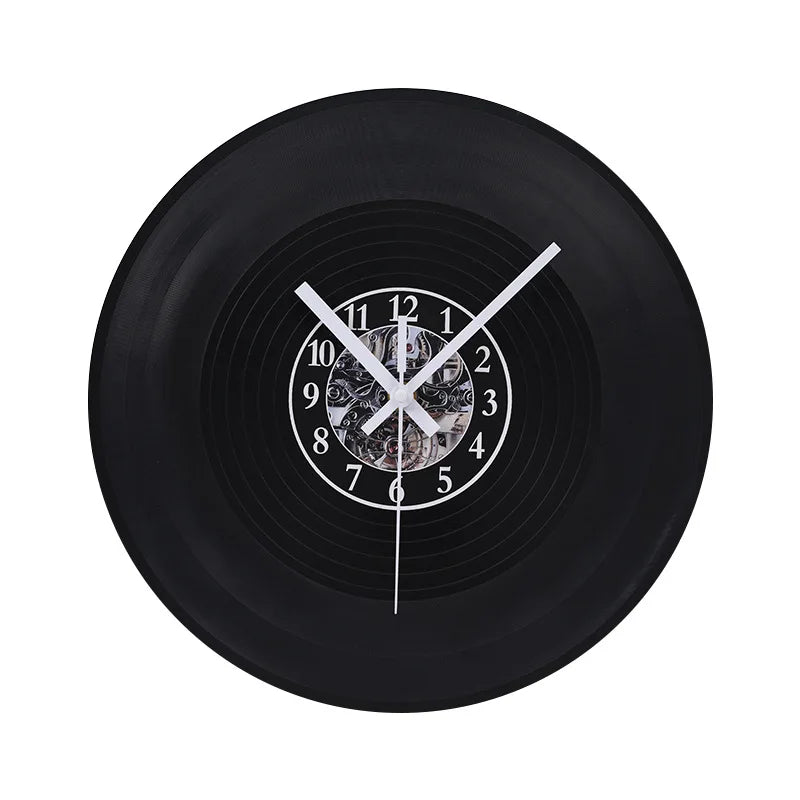 Skanto | Musikalische Vinyl-Poster Wanduhr