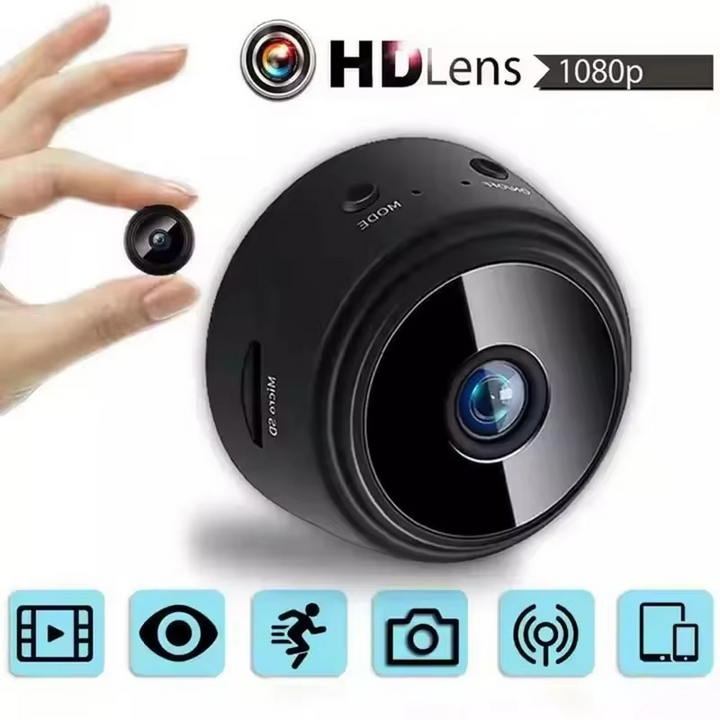 Skanto | Mini 1080p HD kabellose Überwachungskamera mit Nachtsicht und Audio