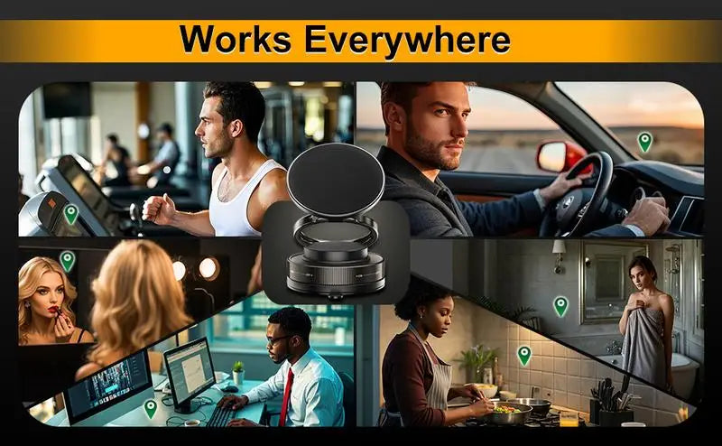Skanto | 360° drehbarer magnetischer Saug-Handyhalter für das Auto