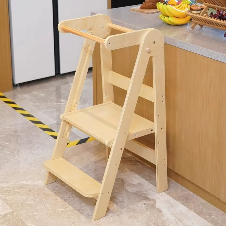 Skanto Skanto | Moderner klappbarer Tritthocker für Kinder Küchenhelferturm – Sichere & vielseitige Kinderhilfe