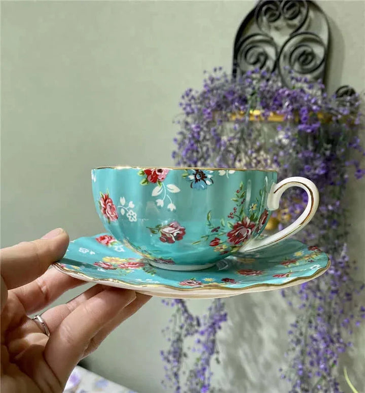 Skanto | Elegante Bone China Porzellan Kaffeetasse – Luxuriöses und einzigartiges Design