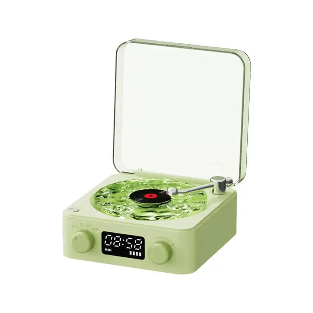 Bluetooth Plattenspieler – Retro Stereo-Lautsprecher mit White Noise & AUX