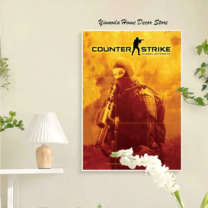Skanto Counter-Strike 2 Poster Wandkunst Heimdekoration Raumdekoration Digitalmalerei Wohnzimmer Restaur