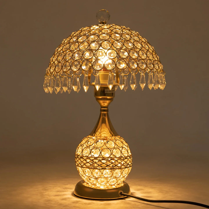 Skanto | Moderne Kristall-Luxus-Dekor-Nachttischlampe