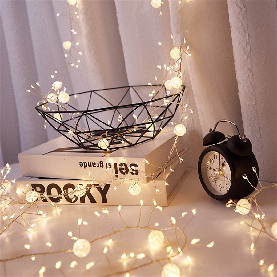 Skanto | Skanto Feuerwerk Fairy Twinkle Cluster Lichterkette