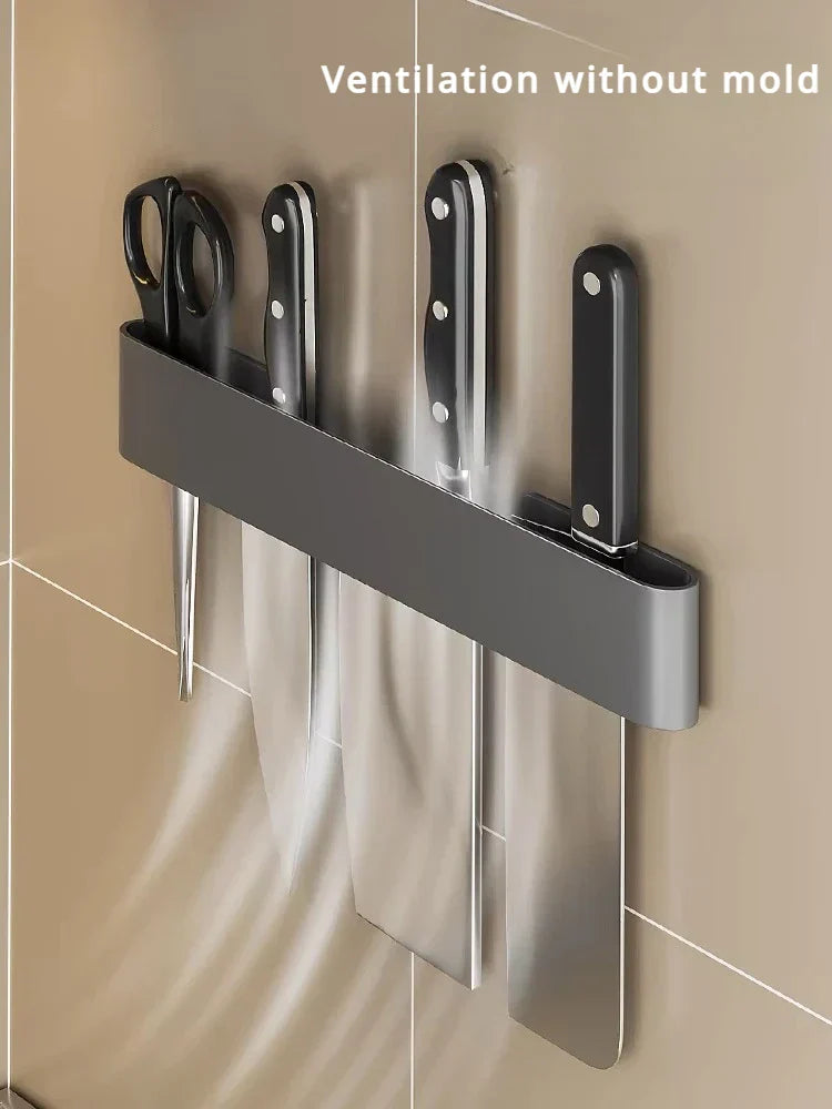 Skanto | Messerhalter – Knifey – Edelstahl – Multifunktionales Regal