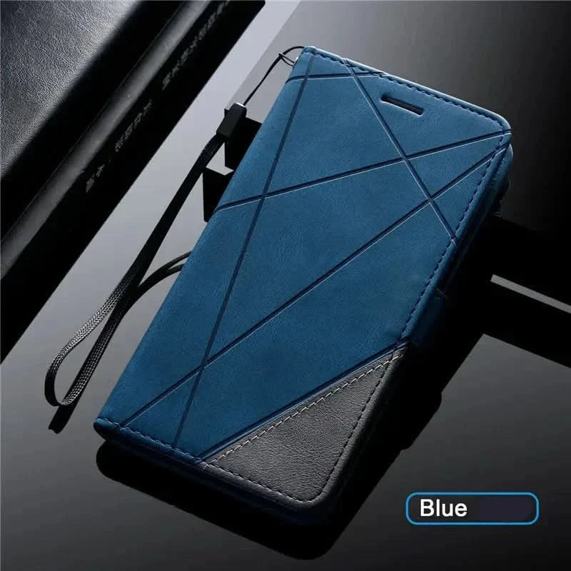 Skanto | Magnetische Klapphülle aus PU-Leder für Samsung Galaxy A