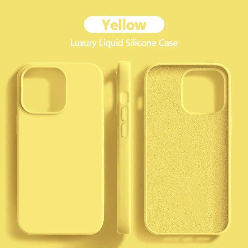Skanto | Flüssigsilikonhülle Stoßfest für iPhone 15 14 13