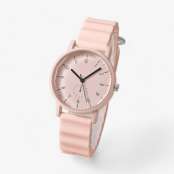 Skanto | Mina Jelly Watch – Farbenfrohe Quarzuhr mit elegantem Silikon-Wellenarmband