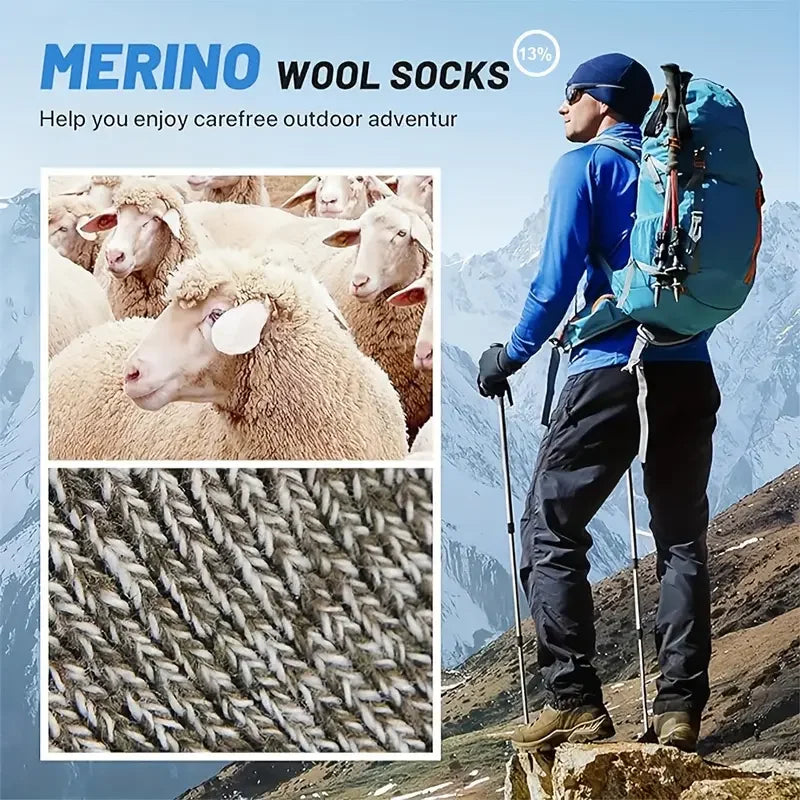 Skanto | Extra Warme Merino Wandersocken Unisex 38-46