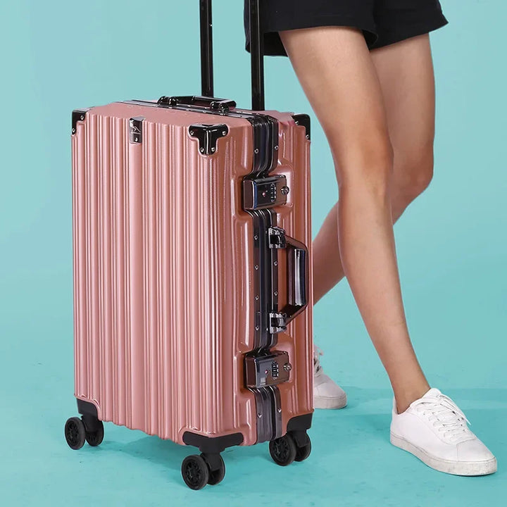Skanto | Hartschalenkoffer mit Aluminiumrahmen – Geneva