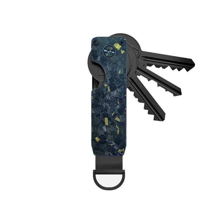 Skanto | Kompakter Schlüssel-Organizer – Minimalistisches Metall-Schlüsseletui für 1-5 Schlüssel – Sichere Schlüsselhalter-Lösung