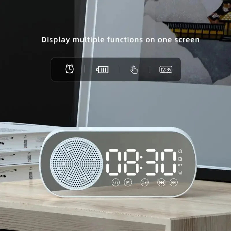 Skanto | Digitaler Wecker mit Bluetooth Lautsprecher und FM Radio