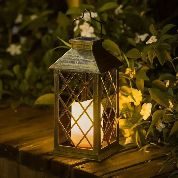 Skanto | Noctis Gartenlaterne – Magische Solar-Gartenbeleuchtung
