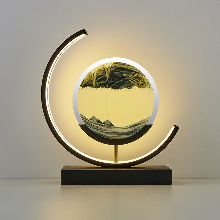 Skanto | LED-Tischlampe mit beweglicher Sandlandschaft – SandLight
