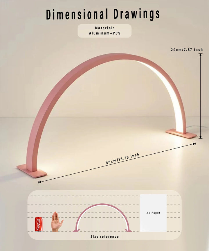 Skanto | LUNAIL LED-Nagellampe | Halbmond-Design | USB | Für Nagelstudio & Zuhause
