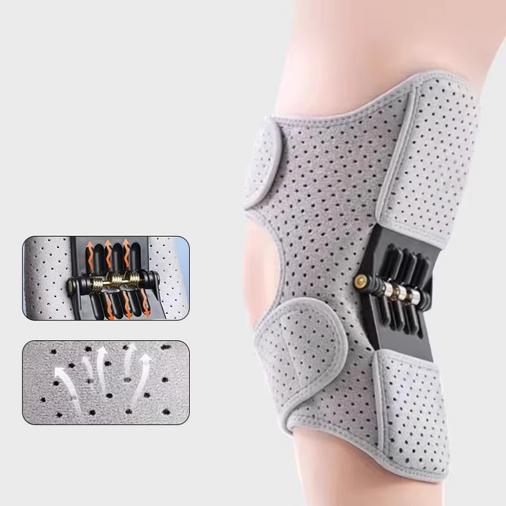 Skanto | Verstellbare Kniebandage mit Power-Rebound-Federn für Gelenkentlastung und Stabilität