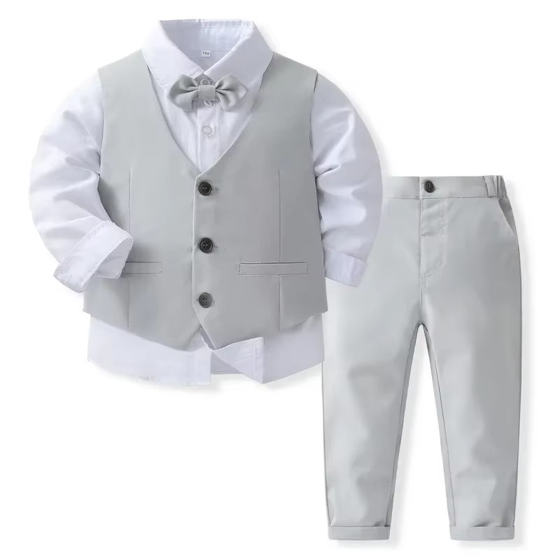 Skanto | Formelles Baumwoll-Outfit-Set für Jungen, Kleinkinder und Kinder