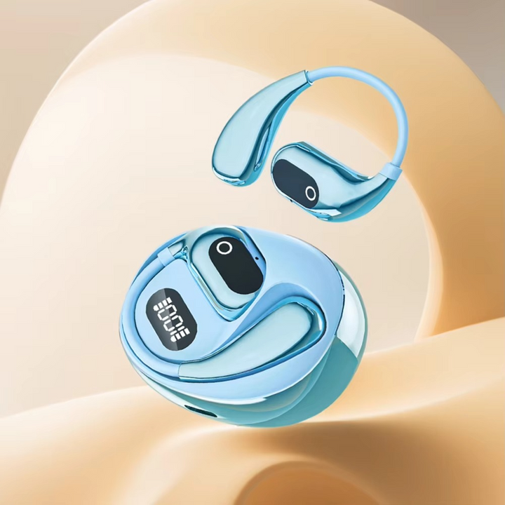 Skanto | KI Smart Übersetzer-Ohrhörer mit Bluetooth 5.3, Open-Ear-Kopfhörer für Reisen, Business und Sport