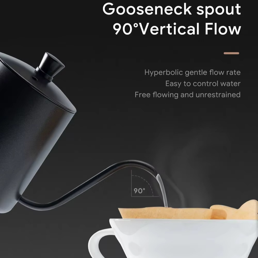 Skanto | Premium Edelstahl-Kaffeefilterkanne für die Heimzubereitung