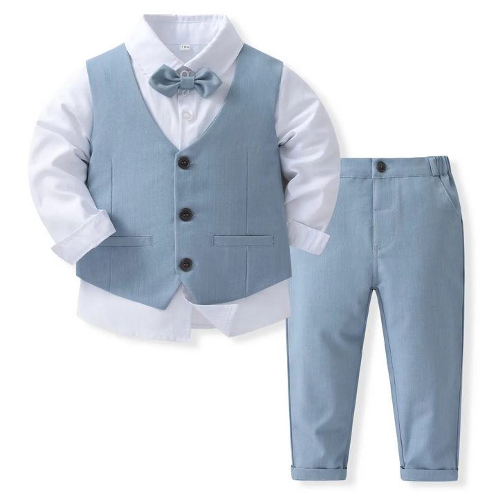 Skanto | Formelles Baumwoll-Outfit-Set für Jungen, Kleinkinder und Kinder