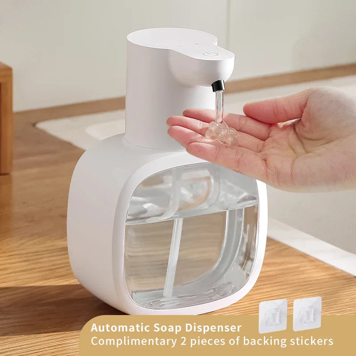 Skanto | Foamello Automatischer Seifenspender | Wandmontage | 500 ml | Wiederaufladbar & Berührungslos | Sensoraktivierte Schaumfunktion