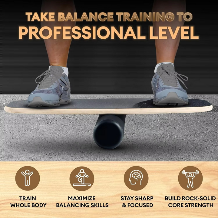 Skanto Skanto | 2-in-1 Balance Board Set mit Rolle & Ball – 9 einstellbare Modi Surf & Wobble Trainer