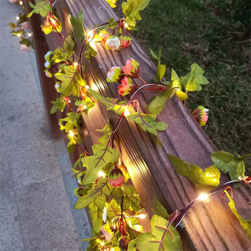 Skanto | Künstliche Weinreben mit LED-Lichtern zum Aufhängen