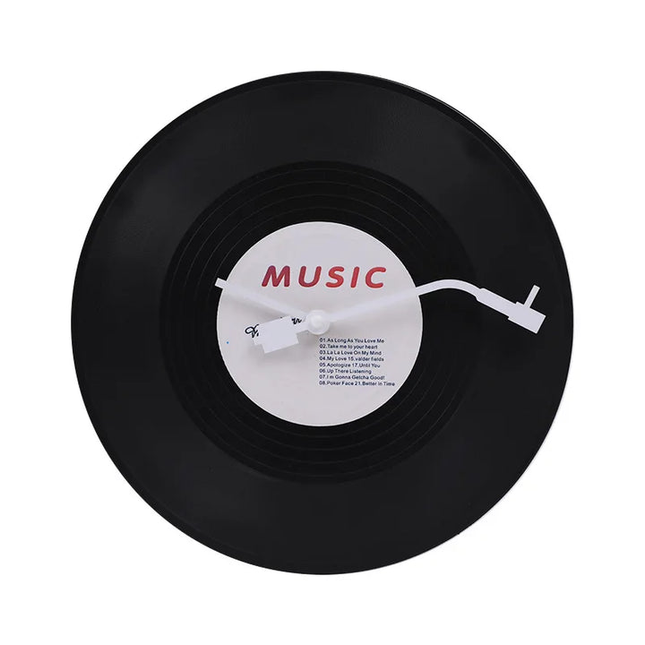 Skanto | Musikalische Vinyl-Poster Wanduhr