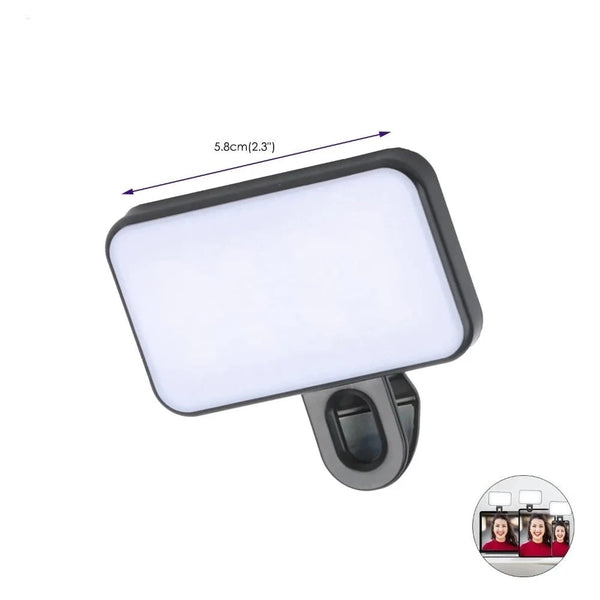 Skanto | Helle LED-Selfie-Clip-Leuchte