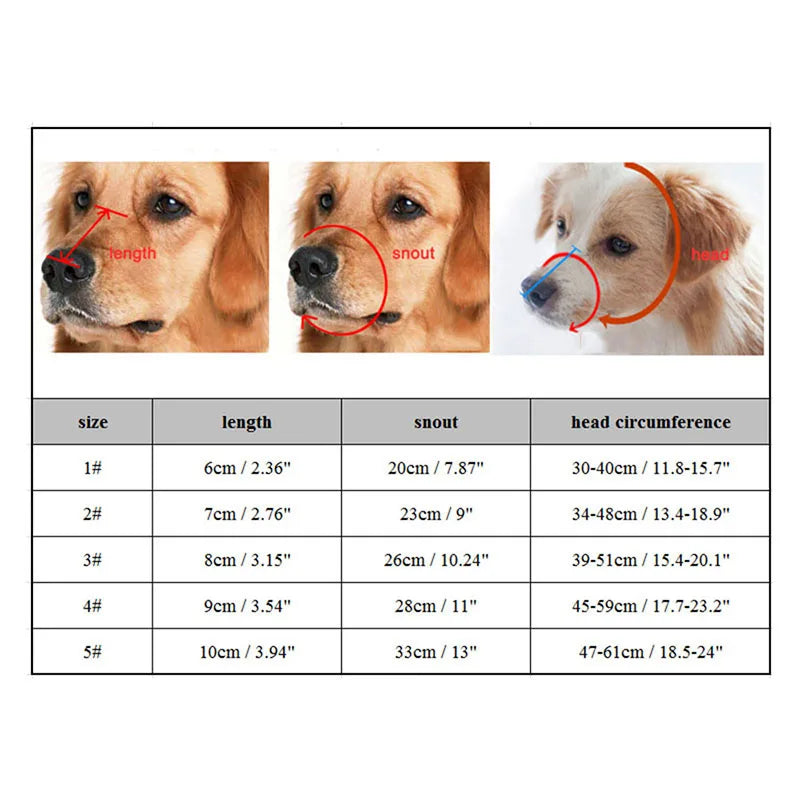 – Verstellbarer Silikon-Hundemaulkorb Skanto