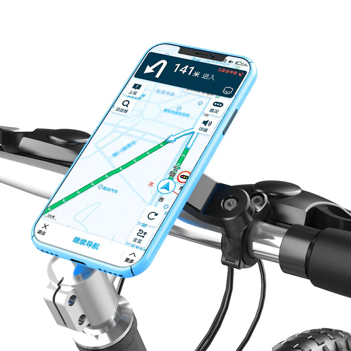Skanto | RIDELOCK Pro Halterung | Stoßfeste Handyhalterung für Fahrrad & Motorrad | 360° drehbar | Für 4.7–7.2" Smartphones