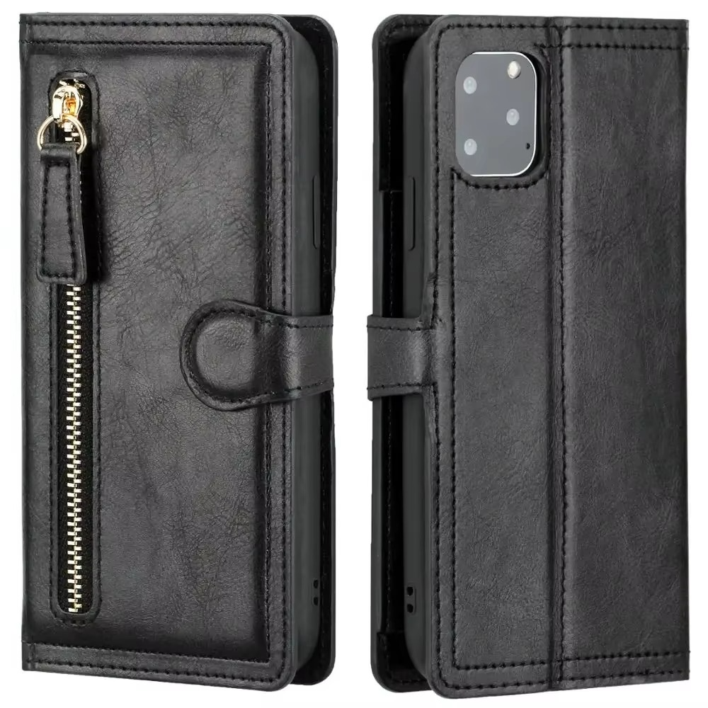 Skanto | Premium Leder iPhone Flip Wallet & Stand Hülle