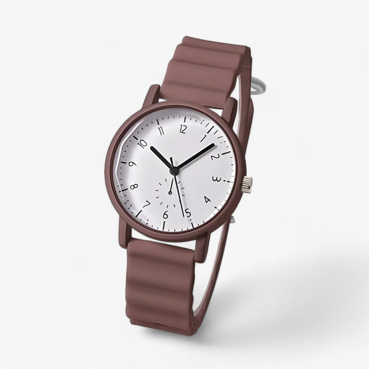 Skanto | Mina Jelly Watch – Farbenfrohe Quarzuhr mit elegantem Silikon-Wellenarmband