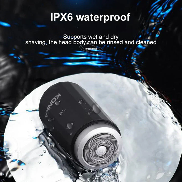 Skanto | Wiederaufladbarer Mini Wasserdichter Elektrorasierer